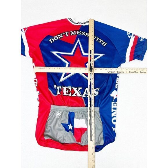 Texas Cycling Jersey Shirt XS Lone Star State Biking Don't Mess with Texas - Picture 6 of 8